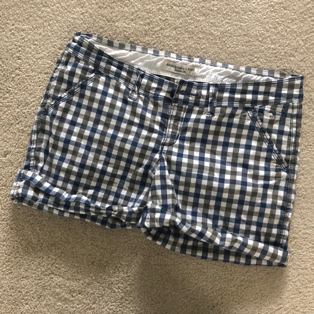 Abercrombie Gingham Shorts